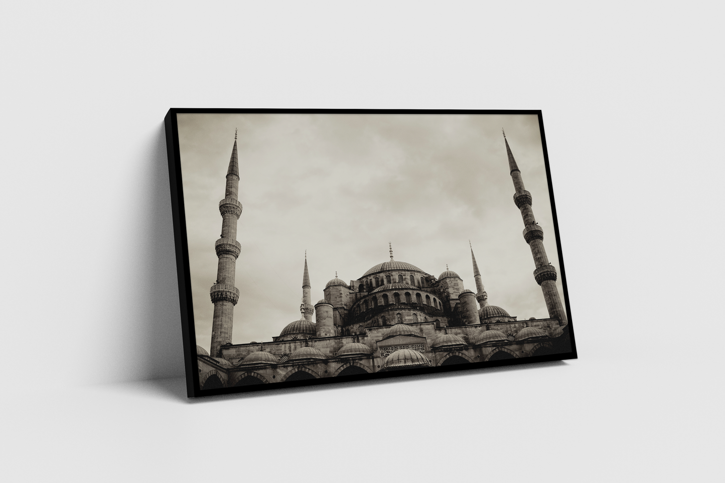 La mezquita de Estambul en blanco y negro - Turquía